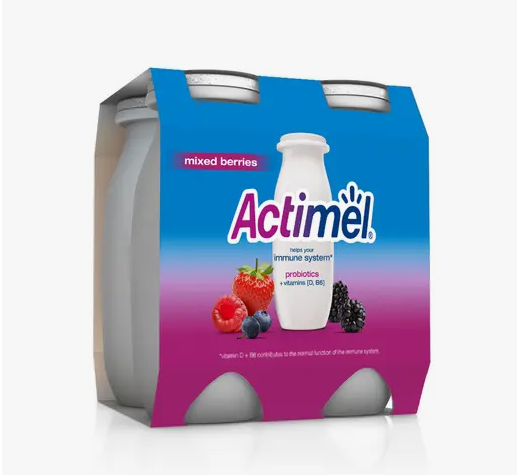 Actimel MIxed Berries 4Pcs* 93Ml