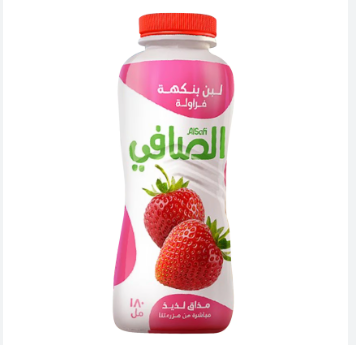 Al Safi Flavoured Laban Strawberry 180Ml