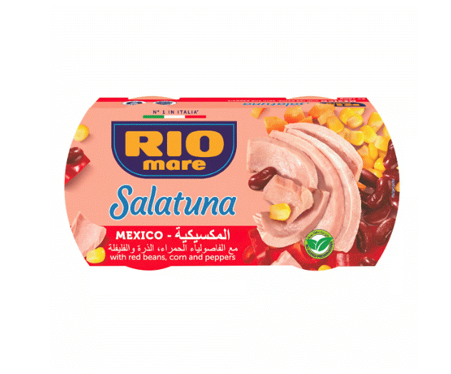 Rio Mare Salatuna Mexico Recipe Vegetables And Tuna Salad 2Pcs x 160 g