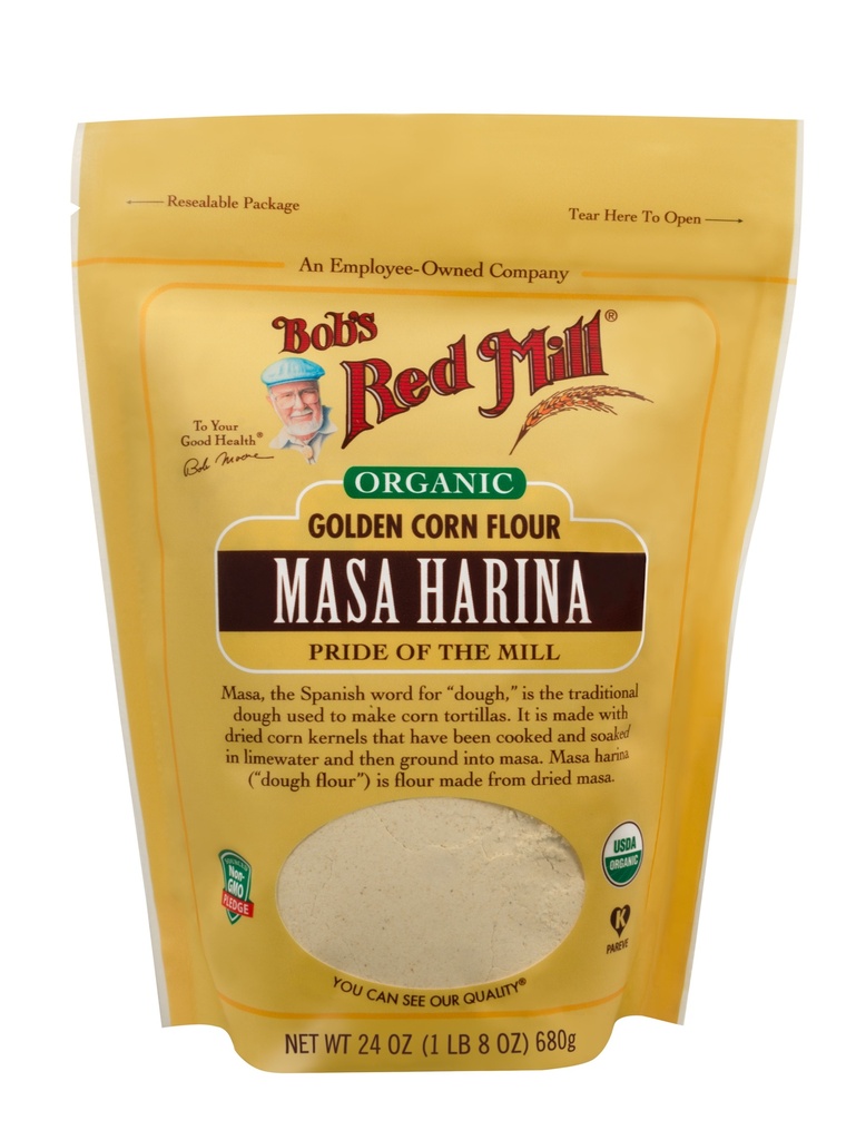 Brm Organic Corn Flour Golden Masa Harina