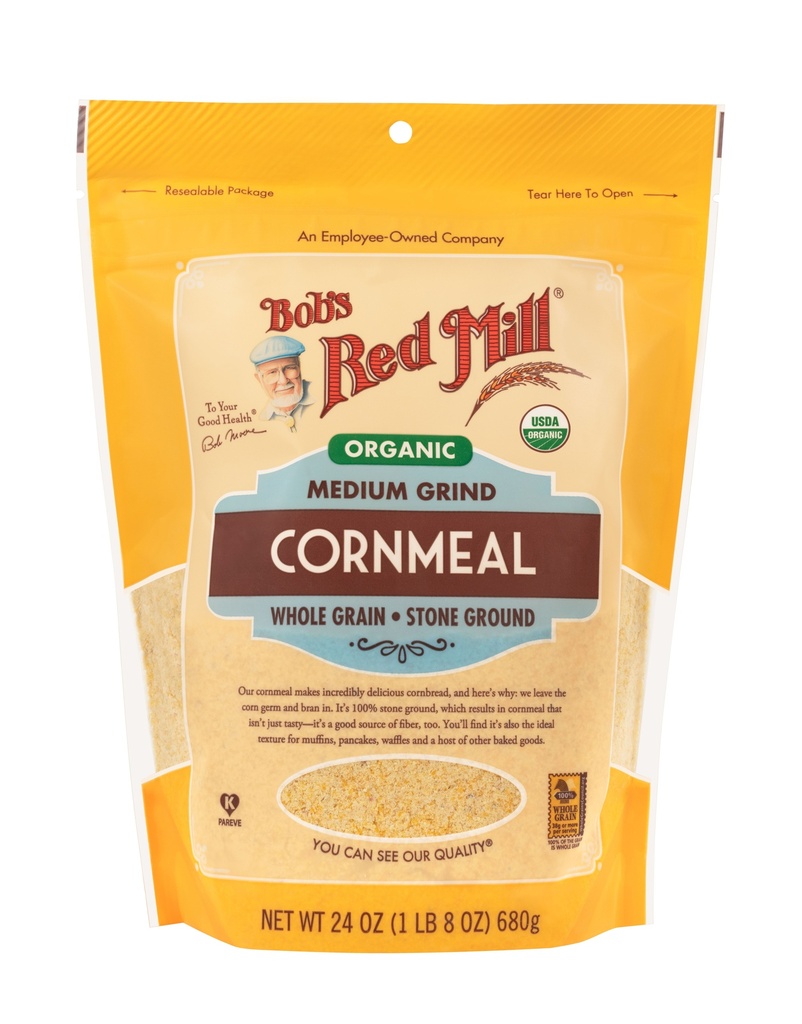 Brm Organic Cornmeal Flour Medium