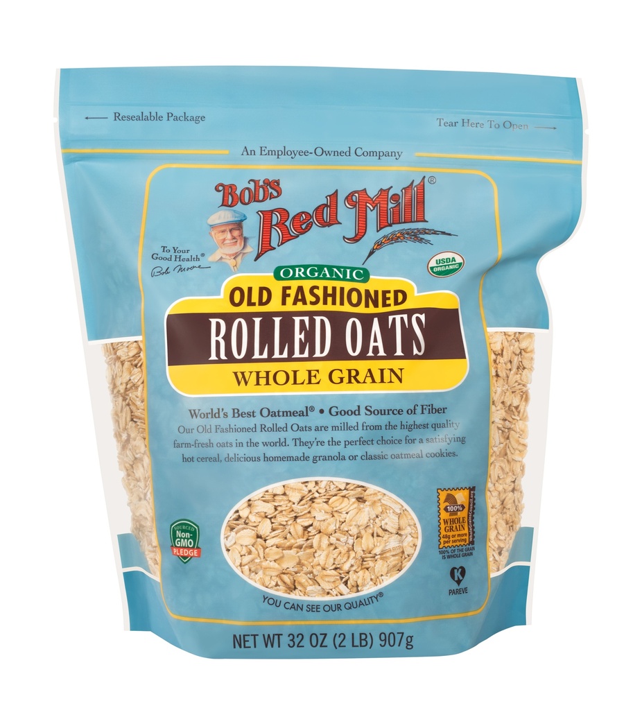 Brm Organic Oats Rolled Regular Old