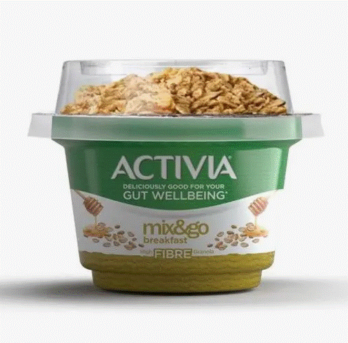 Activia Mix & Go Yogurt Honey Oat Cereal, 150g