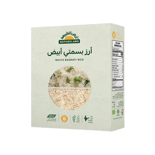 Natureland White Basmati Rice 1kg