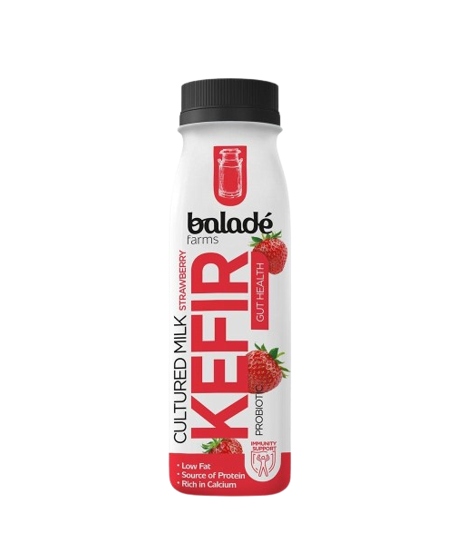 Balade Laban Kefir Strawberry Probiotic LF 225 ml