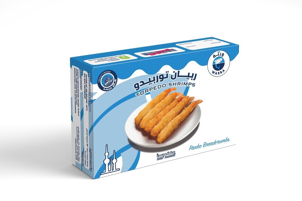 Warba Torpedo Shrimps Panko Breaded Crumbs 400gm