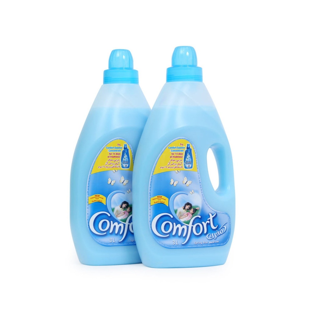Comfort Fabric Softener Spring Dew Special Offer 3 Litre x 2's