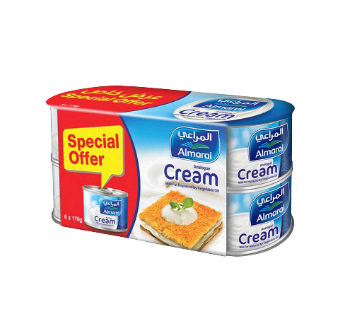 Almarai Analogue Cream Value Pack 6 x 170 g