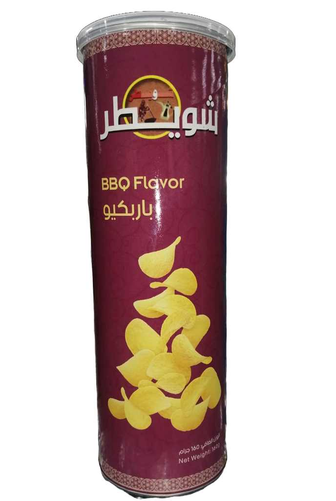 Aljaser BBq Flavor Chips 160 Gm