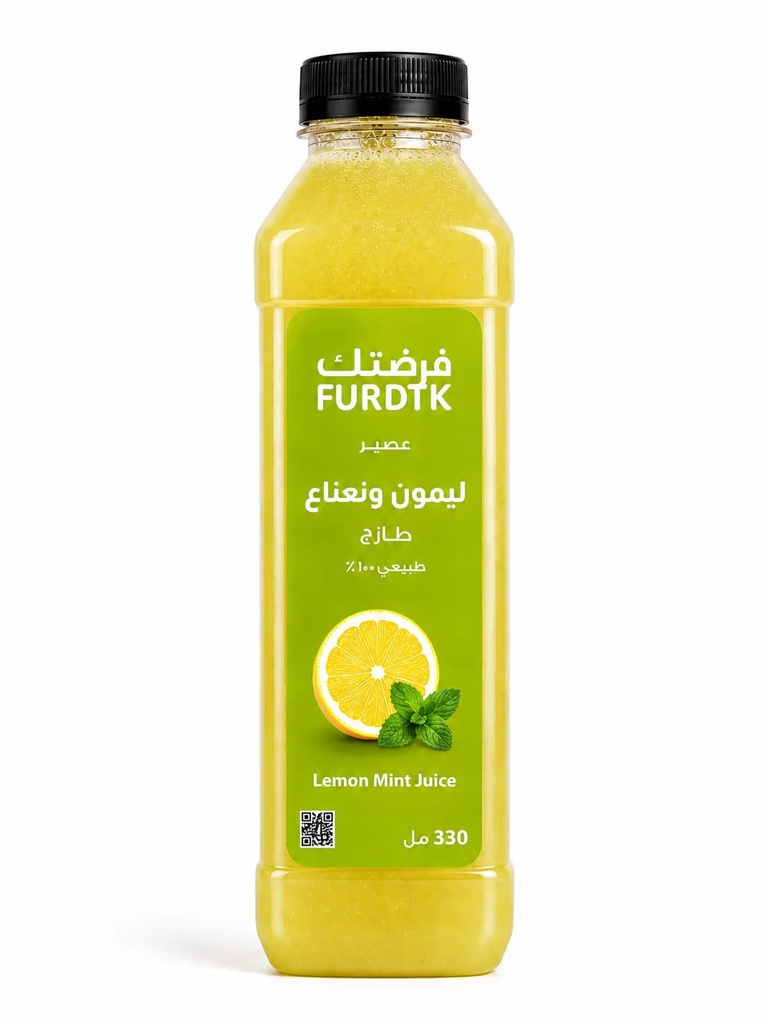 Fresh Lemon Mint Juice 330Ml