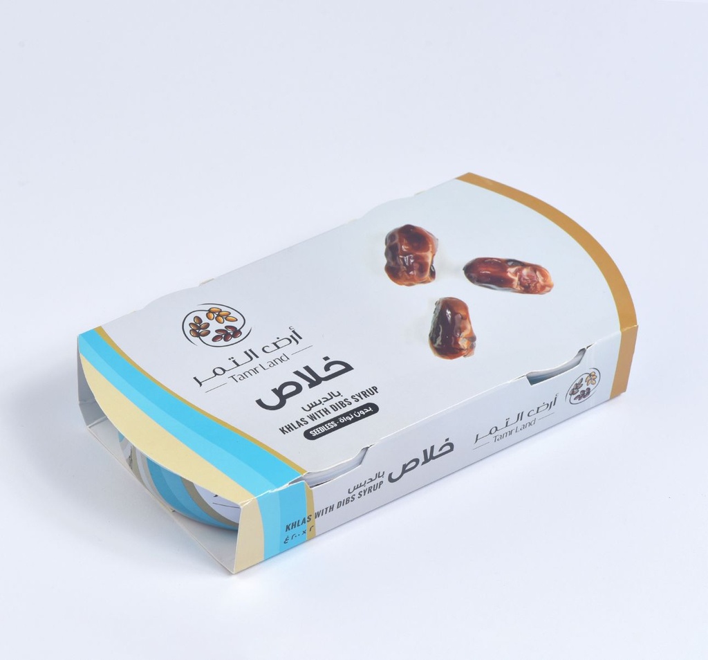 Khalas Dates With Dibs Syrup 2X200 G