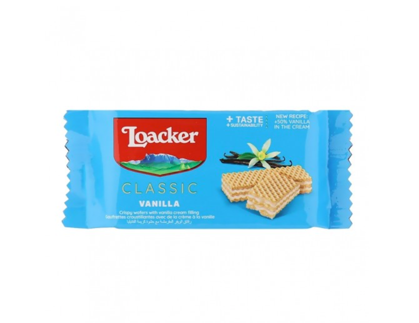 Loacker Classic Vanilla Wafer 30 Gm