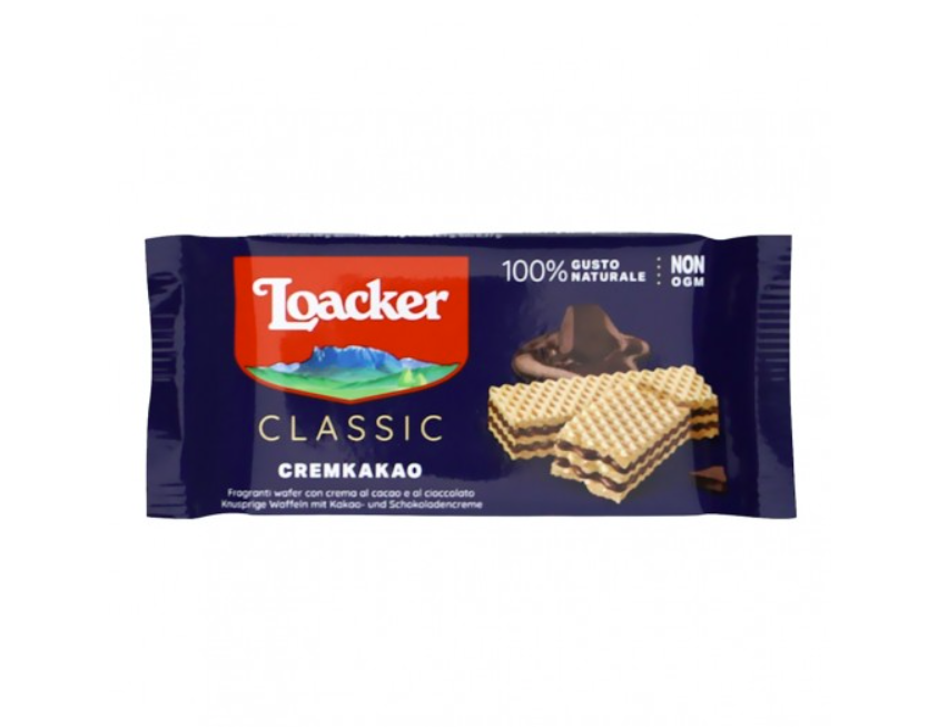 Loacker Classic Cremkakao Wafer 30 Gm