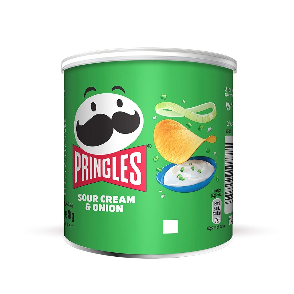 Pringles Sour Cream & Onion Chips 40 Gm