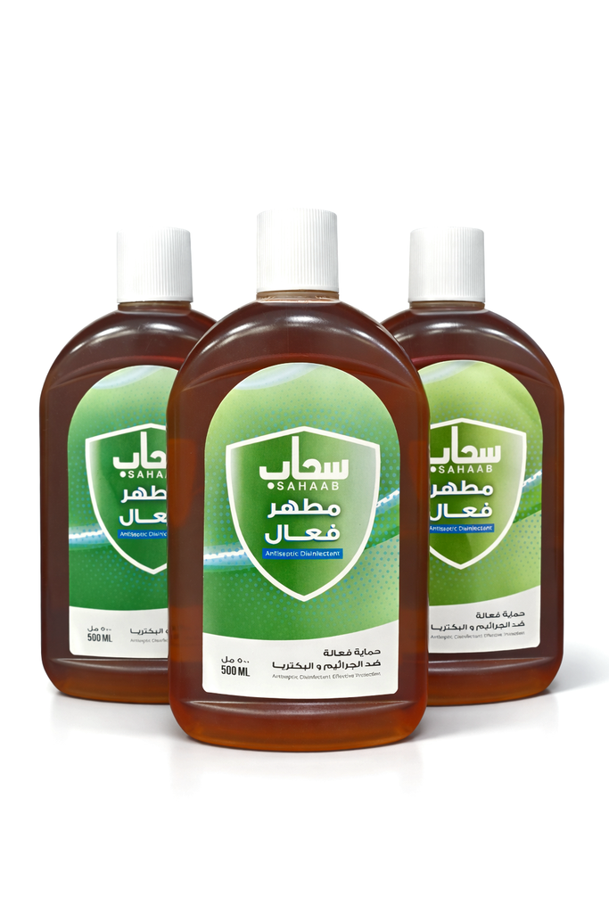 سحاب عرض خاص 3 عبوات – مطهر ومعقم 500 مل