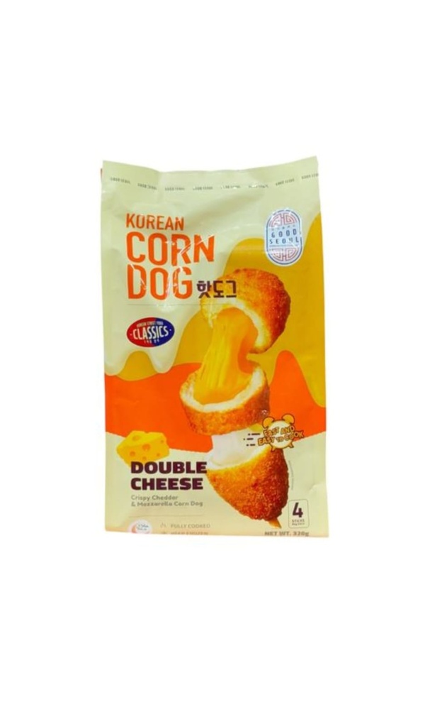 Good Seoul Crispy Double Cheese Corn Dog 300gm
