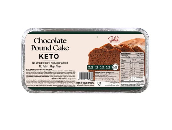 Salute Keto Pound Cake Chocolate 350gm