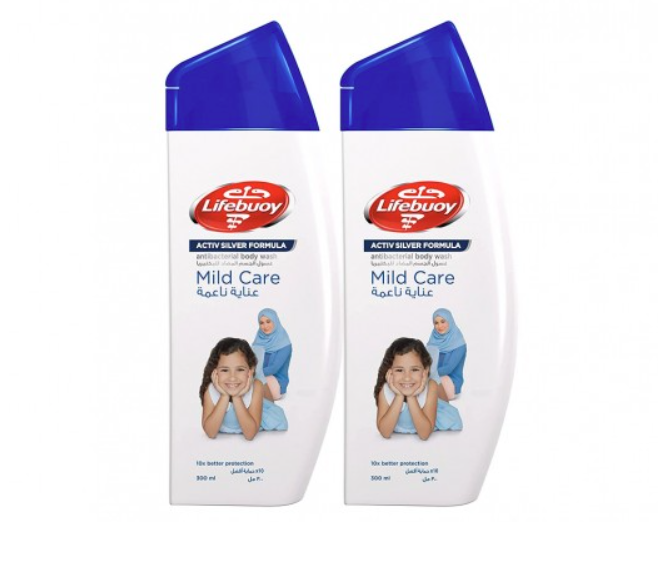 Lifebuoy Body Wash Mild Care Special Offer 2X300Ml
