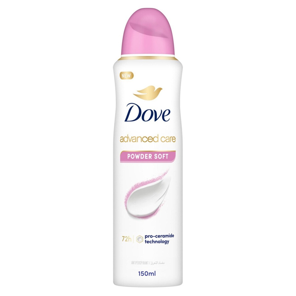Dove Advanced Care Powder Soft 150 Ml