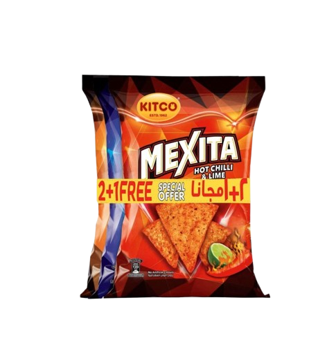 Kitco Mexita Tortilla Chips Assorted Flavour Value Pack 3 x 180 g