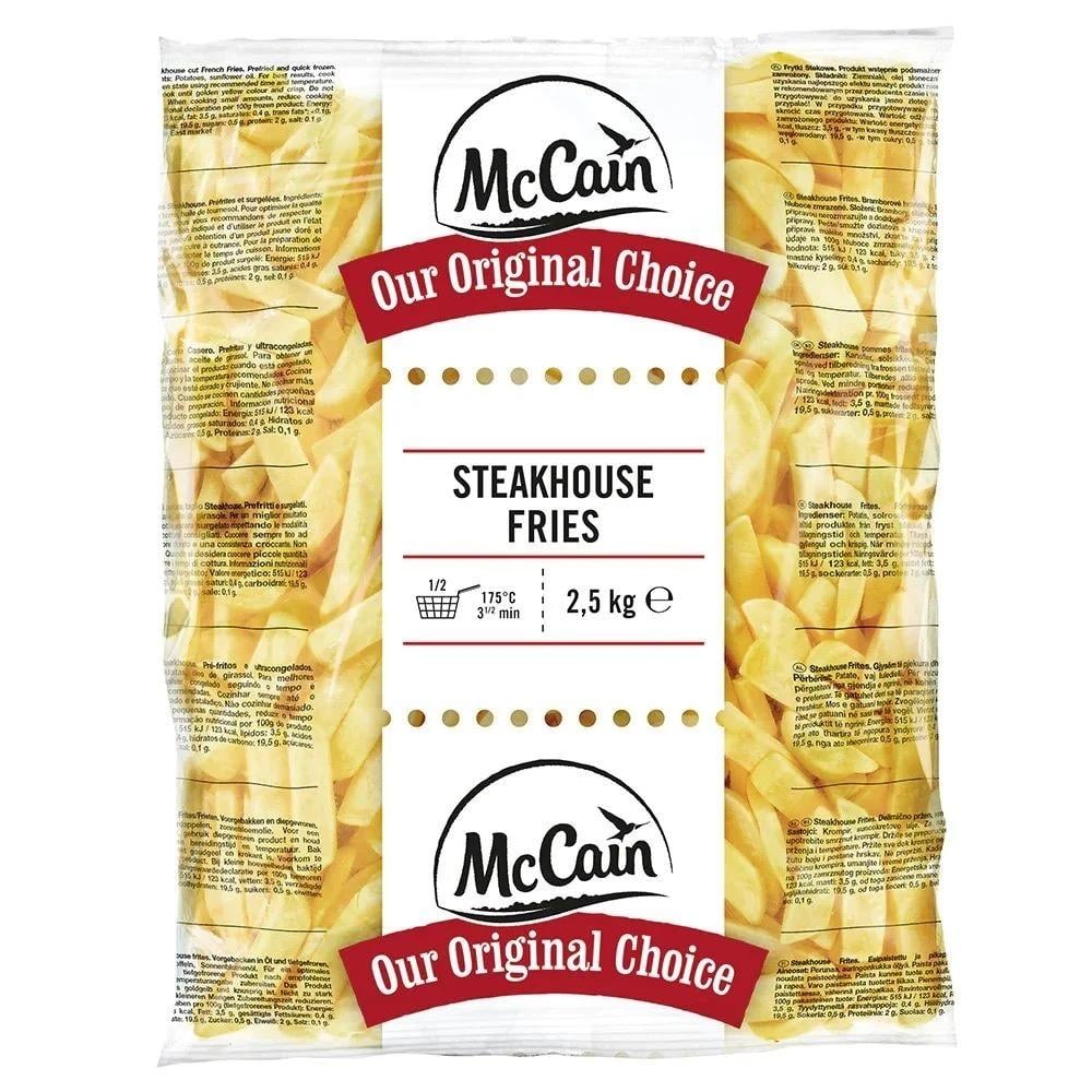 Mccain Original Steakhouse Fries 2.5Kg