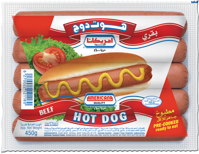Americana Original Beef Hotdog 450 g