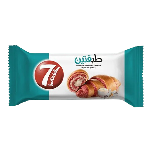 7 Days Two Layers Strawberry And Vanilla Croissant