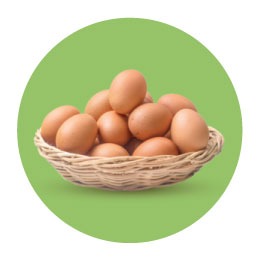 ألبان وبيض / البيض