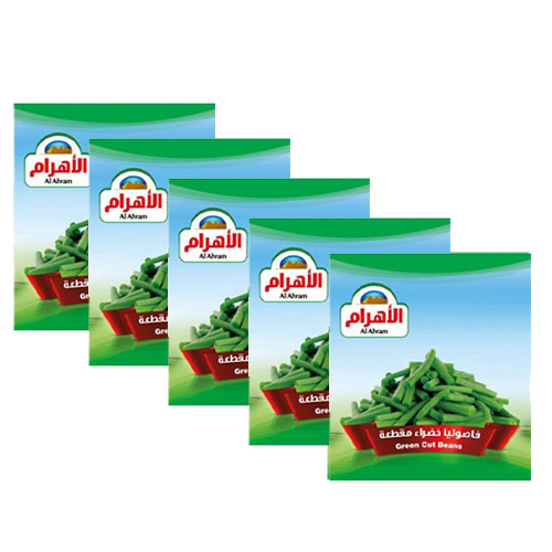 Al Ahram - Assorted  Green Cut Beans 400 G * 5 Pcs 