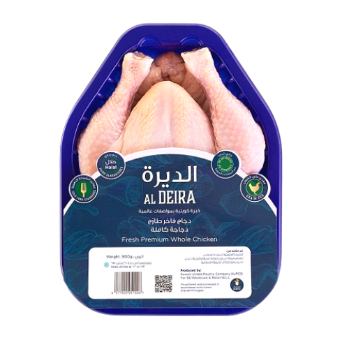 Al Deira Fresh Whole Chicken 900 Gm 