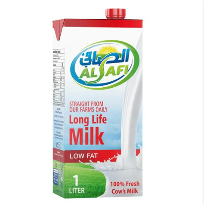 Al Safi Long Life Low Fat Milk 1 Liter 