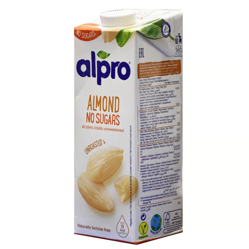 Alpro Almond No Sugars Unsweetened Unroasted 1 Liter 