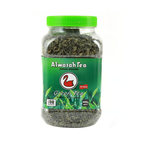 Alwazah Green Plastic Tea 400G 