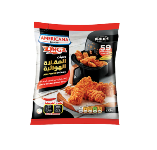 Americana Zingz Chicken Breast Strips 700 Gm 