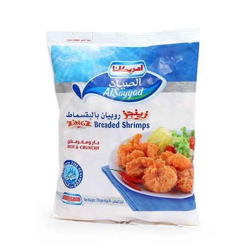 Americana Zingz Breaded Shrimp 750 Gm 