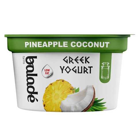 Balade Greek Yogurt Low Fat Pineapple Coconut 180G 