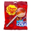 Chupa Chups Fresh Cola Flavour Lollipops 120G 10Pcs 