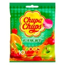 Chupa Chups Assorted Fruit Flavour Lollipops 120G 10Pcs 