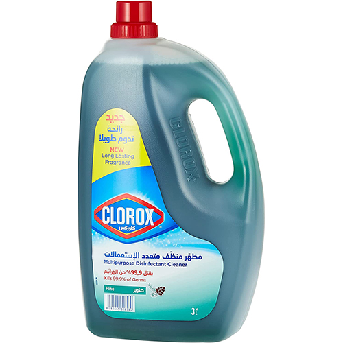 Clorox Multipurpose Disinfectant Cleaner Pine Scent 3Litre [Saudi Arabia]