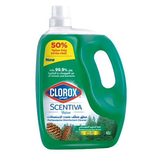 Clorox Multipurpose Disinfectant Cleaner Pine Scent 4.5Litre  [Saudi Arabia]