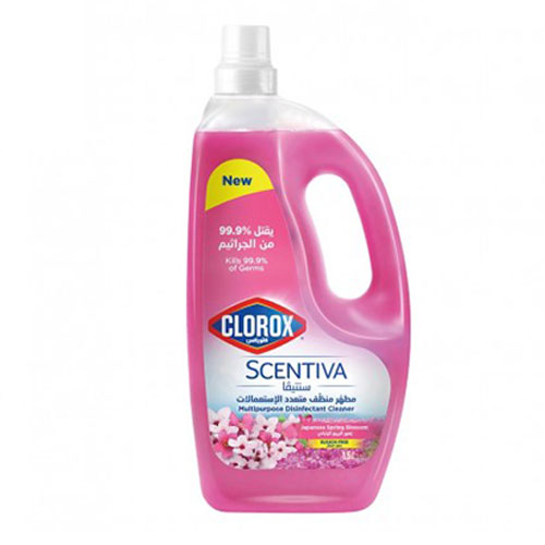 Clorox Scentiva Multipurpose Cleaner Spring Blossom 1.5 Ltr  [Saudi Arabia]