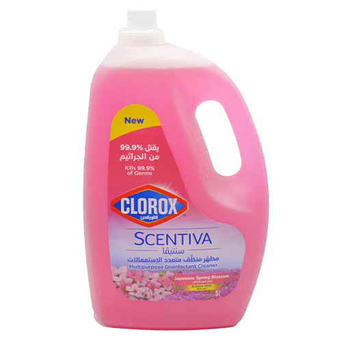 Clorox Scentiva Spring Multipurpose Disinfectant Cleaner 3 L [Saudi Arabia]