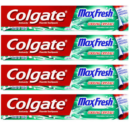 Colgate Max Fresh Clean Toothpaste 75Ml 4 Pcs 