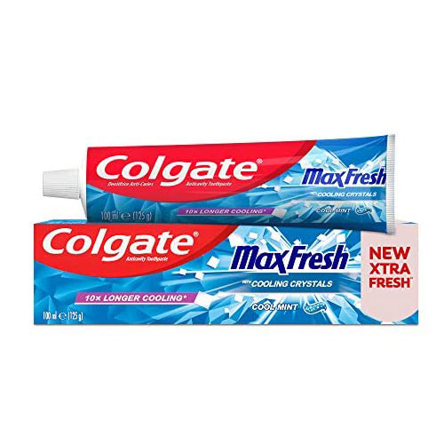 Colgate Max Fresh Toothpaste with Cooling Crystals Cool Mint, 100ml 
