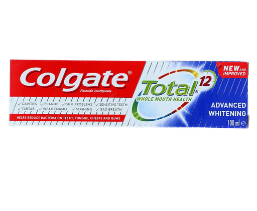 كولجيت - معجون أسنان توتال 12 لتبييض متقدم 10 مل 