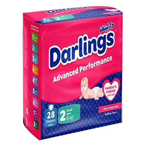 Darlings Advanced [2] Family Mini 3-6Kg (28 Diapers) 