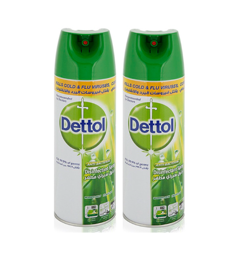 Dettol Spray Fresh Scented 450 Ml * 2 Pcs [Saudi Arabia]