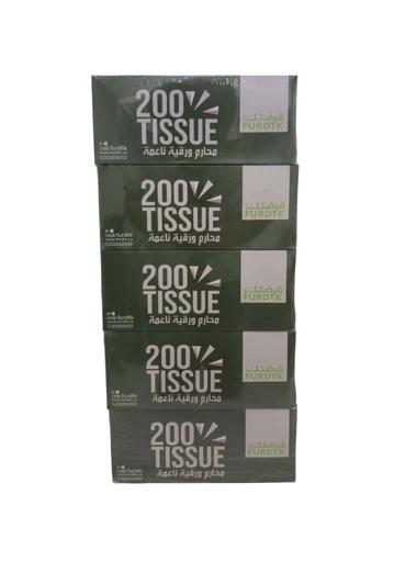 Tissue Packet (200 Sheets)*5 Pcs 