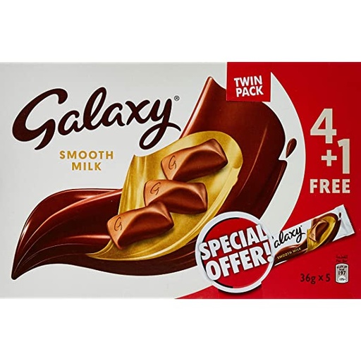 Galaxy Smooth Milk Chocolate 2X5X36 G 