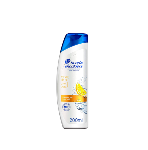 Head & Shoulders Citrus Fresh Antidandruff Shampoo, 200 Ml [Saudi Arabia]
